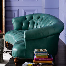 Turquoise sofa