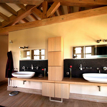 Baño rústico en Mallorca