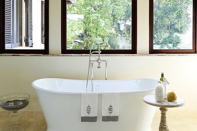 Inspiration for a mediterranean bathroom remodel in San Francisco