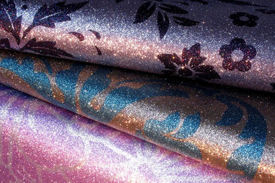 Papier Brillant, Handcrafted Glitter Flock Wallpaper