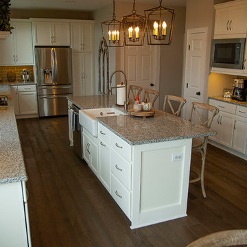 White Oak Character Wirebrushed Wide Plank Floor in Kennett Square, PA