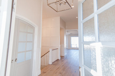 Entryway - transitional entryway idea in Salt Lake City