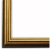 Gold Beaded Edge Picture Frame, Solid Wood, 12"x16"