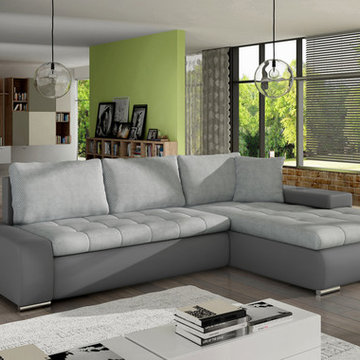 European sectional sleeper sofa DANTE