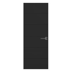 Melrose 6 Panel Horizontal Solid Core Interior Door - Interior Doors