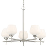 Minka Lavery - Minka Lavery Camrin 5-Light Chandelier, Brushed Nickel - Features