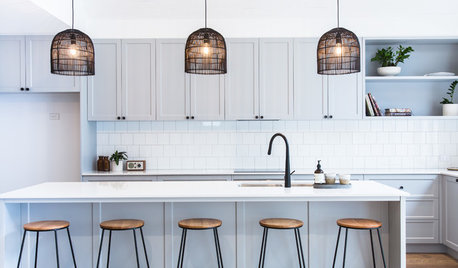 Before and After: An Open and Calming Kitchen in a Light Blue Hue