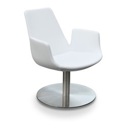 Eiffel Round Swivel Armchair by sohoConcept - Dining Chairs