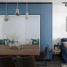 Houzz Tour: Blue and White Give This Flat A New Lease on Life