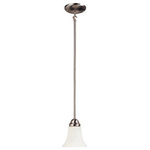 Nuvo Lighting - Nuvo Lighting 60/1831 Dupont-One Light Mini Pendant 6 In Wide  42 In - Dupont-One Light Min Brushed Nickel Satin *UL Approved: YES Energy Star Qualified: n/a ADA Certified: n/a  *Number of Lights: 1-*Wattage:60w Halogen bulb(s) *Bulb Included:No *Bulb Type:Halogen *Finish Type:Brushed Nickel