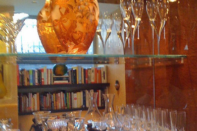 Example of a home bar design in Other