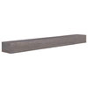 Zachary Non-combustible natural wood look 48" Shelf Little River Finish