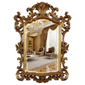 Rococo 31"x43" Gilded Gold Mirror