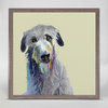 "Best Friend - Wolfhound" Mini Framed Canvas by Cathy Walters