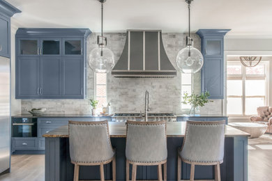 Example of a transitional kitchen design in Atlanta