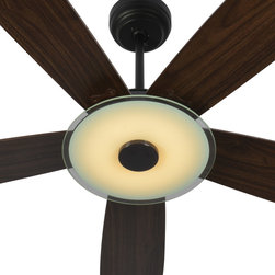 CARRO - 10-speed Reversible 56" Ceiling Fan with LED Light and Remote - Ceiling Fans