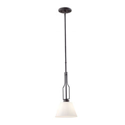 Feiss - Feiss Weston Pendant - 8W in. Colonial Iron Multicolor - P1262CI - Pendant Lighting