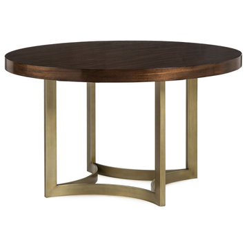 Warm Walnut Round Dining Table, Andrew Martin Chester