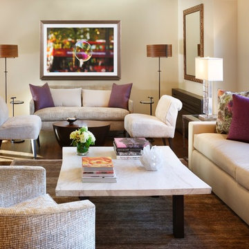 Transitional Living Room