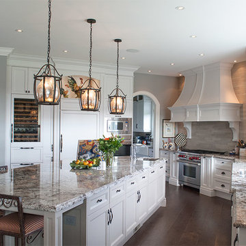 Spacious work surfaces