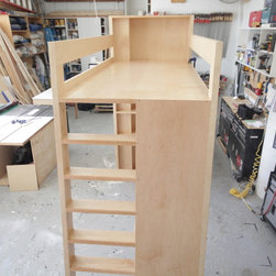 Maple loft bed with desk - Products