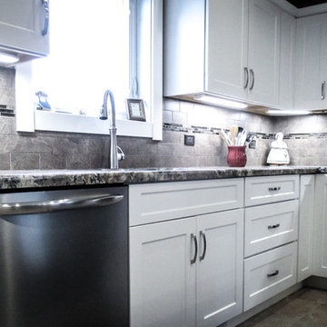Open, High-Ceiling Kitchen with an Open Concept