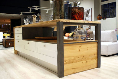 Cucina Lube con Isola Industrial