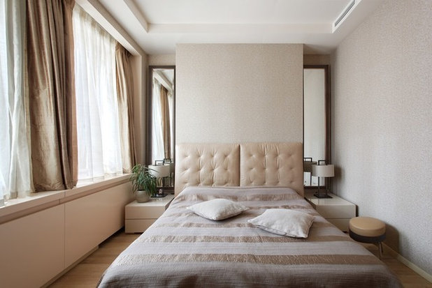 Современный Спальня by Архитектурное бюро Карцева и Вишнепольской