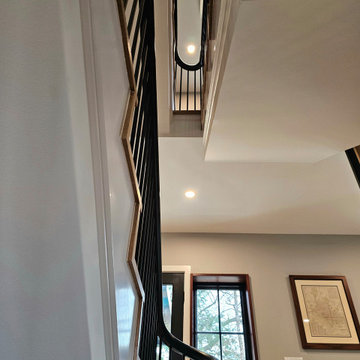 Project #115 | Staircase with Continuous Rail System Without Newels