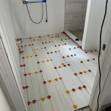 Current Canton water damaged main floor and Bathroom renovation