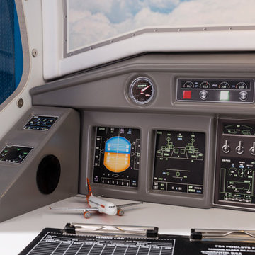First Class Airplane Kids Bedroom