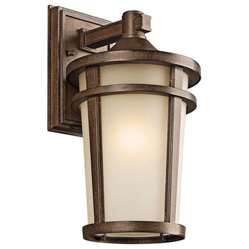 Kichler Energy Efficient Atwood Brownstone 14.25" LED Outdoor Wall Lantern