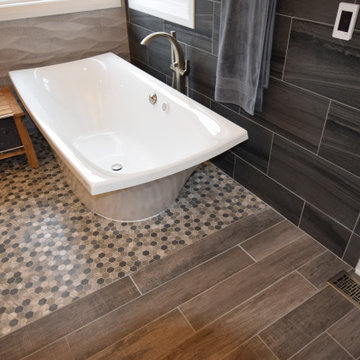 Lake Villa Master Bathroom Remodel