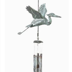 Heron Wind Chime-8805WV1 - Wind Chimes