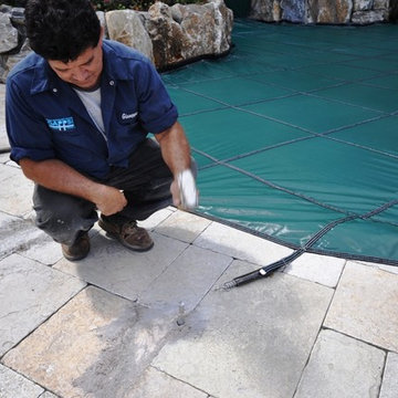Safety Mesh Winter Pool Covers - Installers & Specialists - Long Island, NY