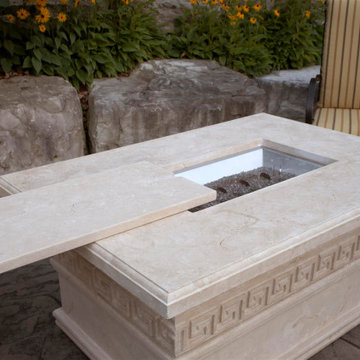 Outdoor Fireplace by Omega Mantels