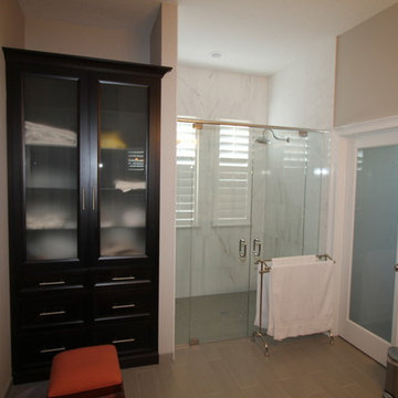 Marble Tile Shower in Celebration