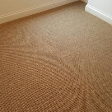 Sisal Carpet Installed to Room in Private Residence