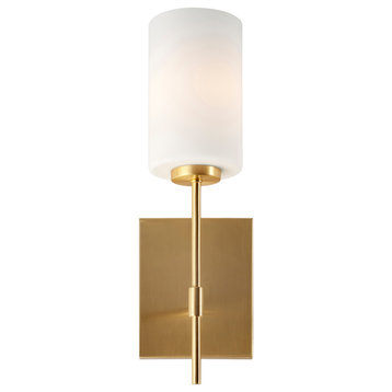 1-Light Wall Sconce, Soft Gold