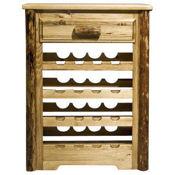 Glacier Country Collection Wine Cabinet