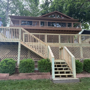 Deck Replacement & Rebuild – Lake Waukomis, MO