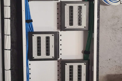 Media panel or DAVE panel (Digital Audio Video Ethernet)