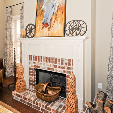 Signature Homes Fireplace at Chace Lake