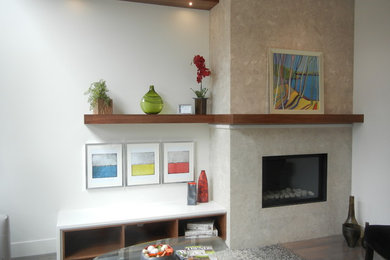 Trendy home design photo in Calgary