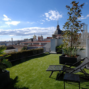 Terraza en la "Milla de Oro" de Madrid