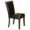 Cramco Chatham Black Polyurethane Side Chair (Set of 2)