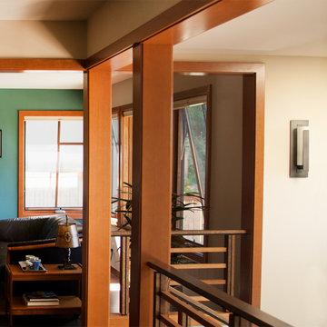 View from Dining Room to Living Room, Entry Foyer