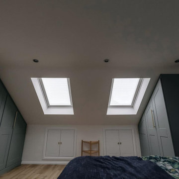 Loft Bedroom with Built-In Wardrobes