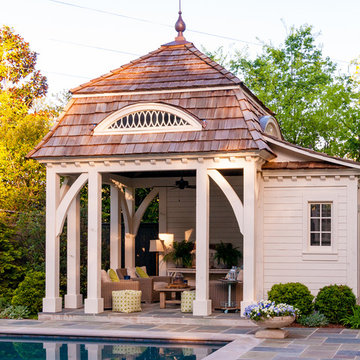 Cape Cod Inspired Pool House