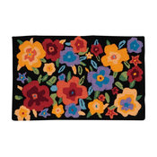 Everywhere Pansies Accent Rug, Multicolor, 1'8"x2'9"
